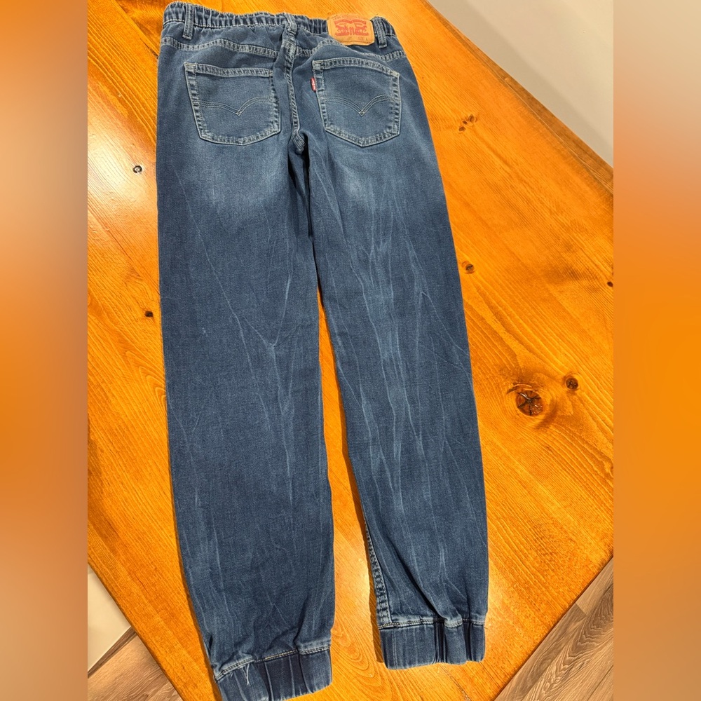 Levi's Kids Dark Blue Jean Joggers - Picture 2 of 3